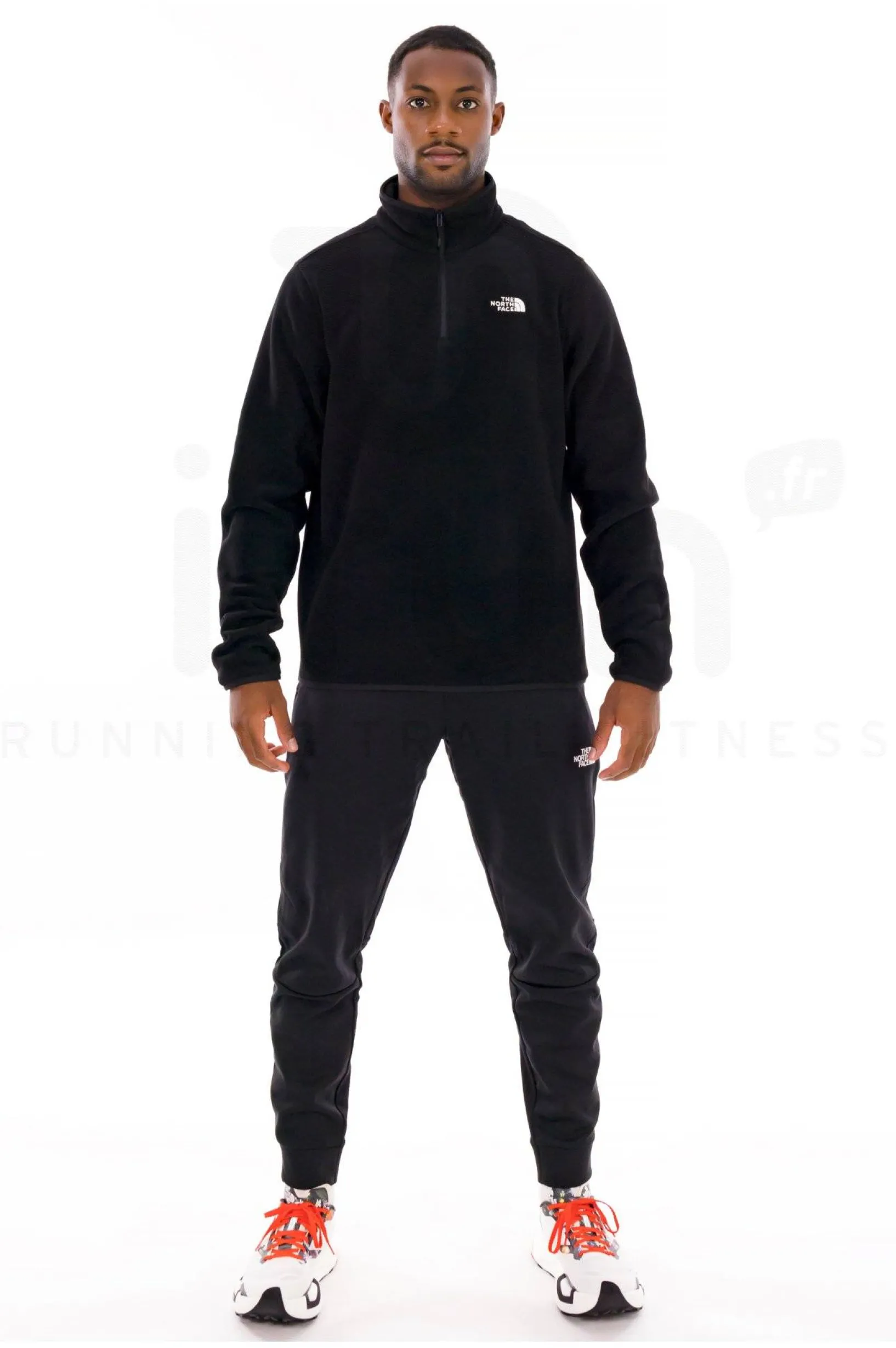 Homme The North Face Polaires^100 Glacier 1/4 Zip