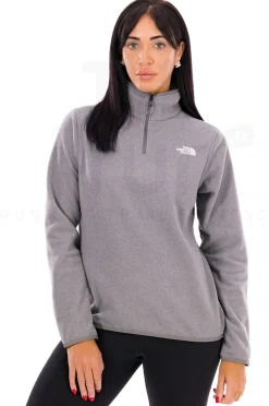 Femme The North Face Manches Longues^100 Glacier 1/4 Zip femme