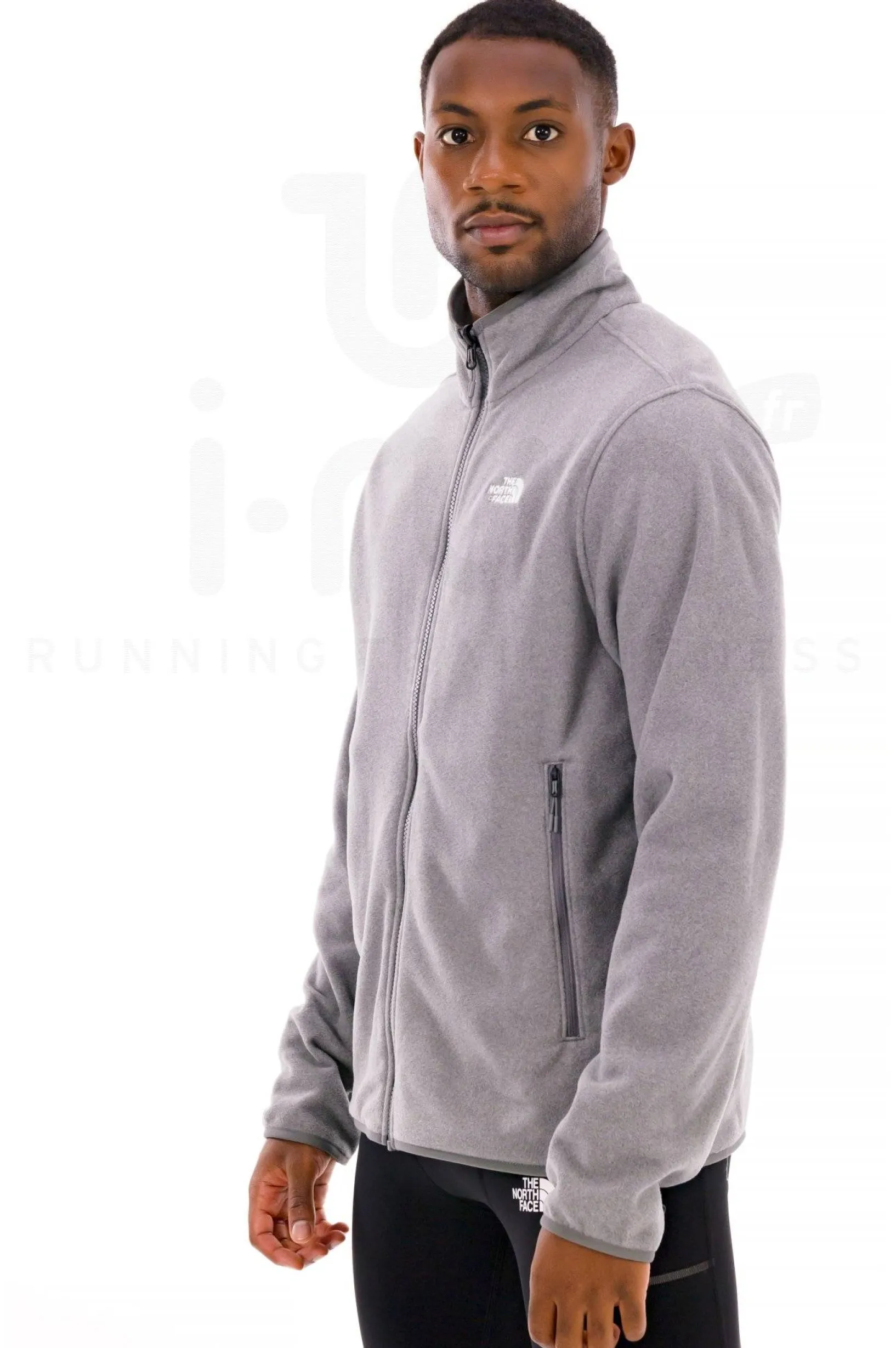 Homme The North Face Polaires^100 Glacier Full Zip