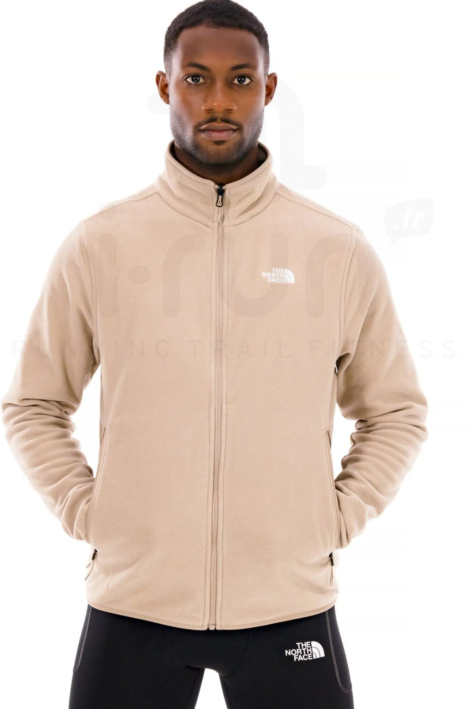 Homme The North Face Polaires^100 Glacier Full Zip