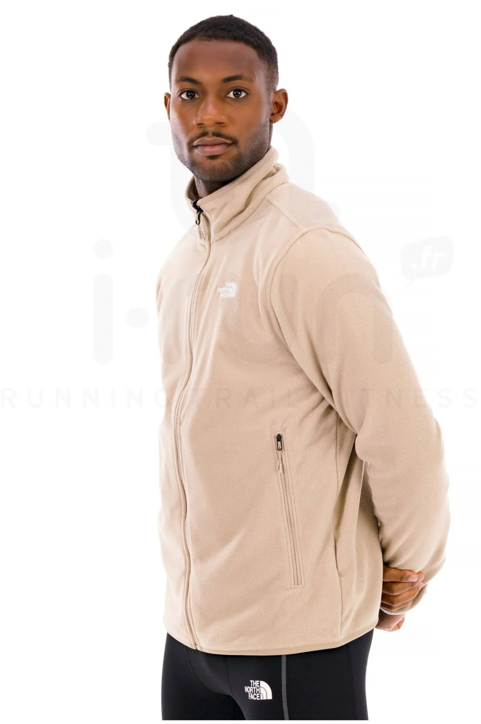 Homme The North Face Polaires^100 Glacier Full Zip