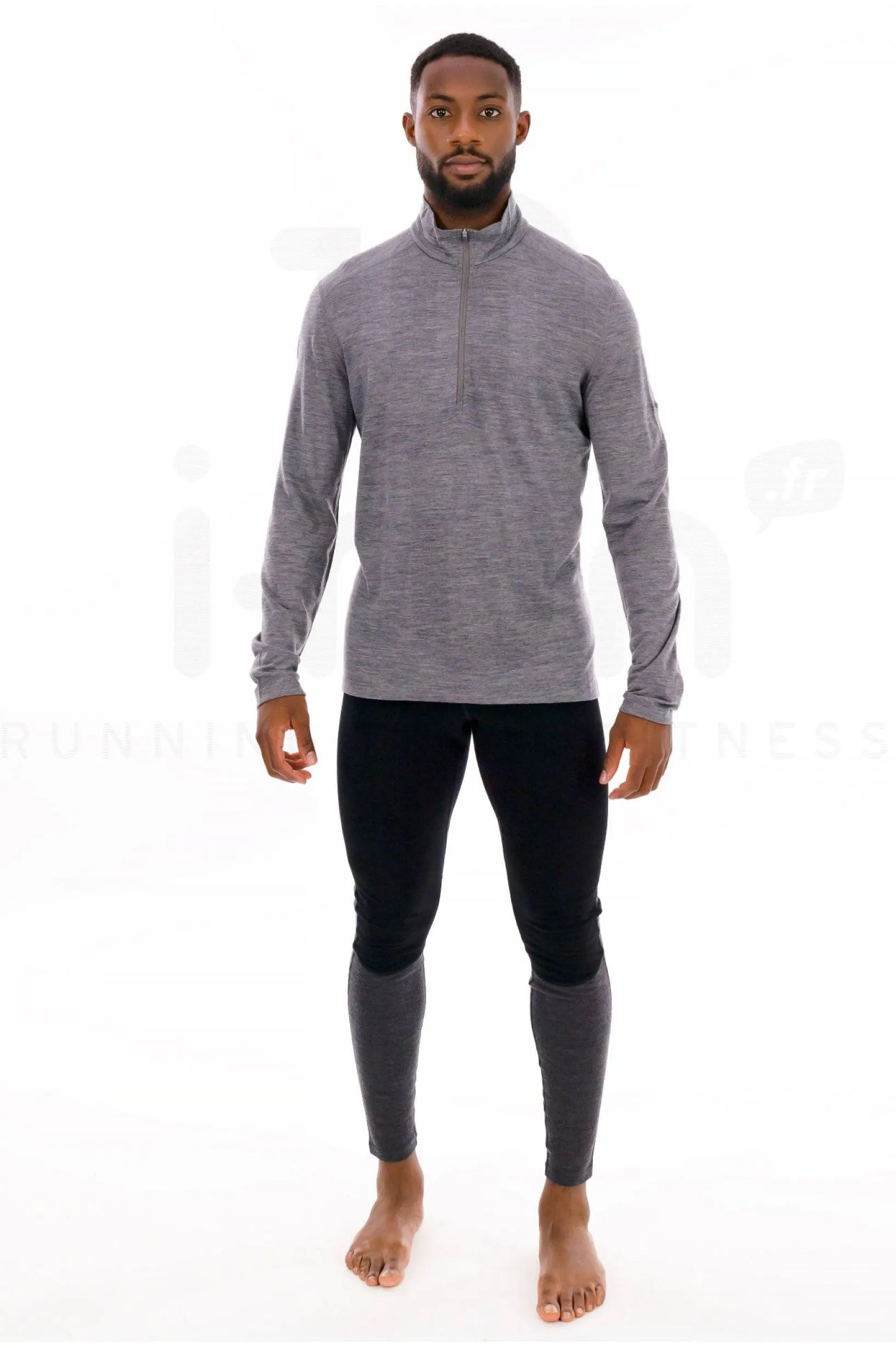 Homme Icebreaker Manches Longues^200 Oasis Mérinos 1/2 Zip