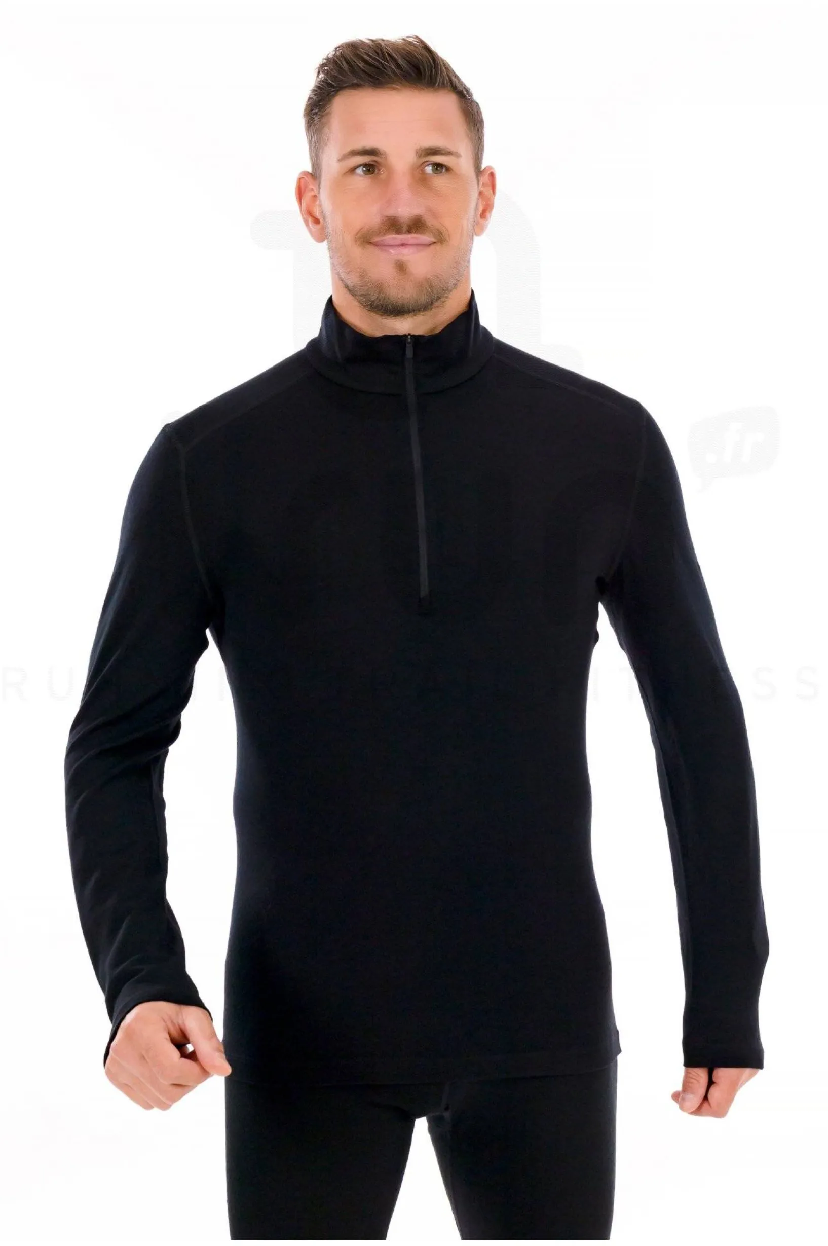 Homme Icebreaker Manches Longues^260 Tech Mérinos Half Zip