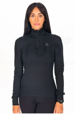 Femme Odlo Manches Longues^Active Warm 1/2 Zip femme