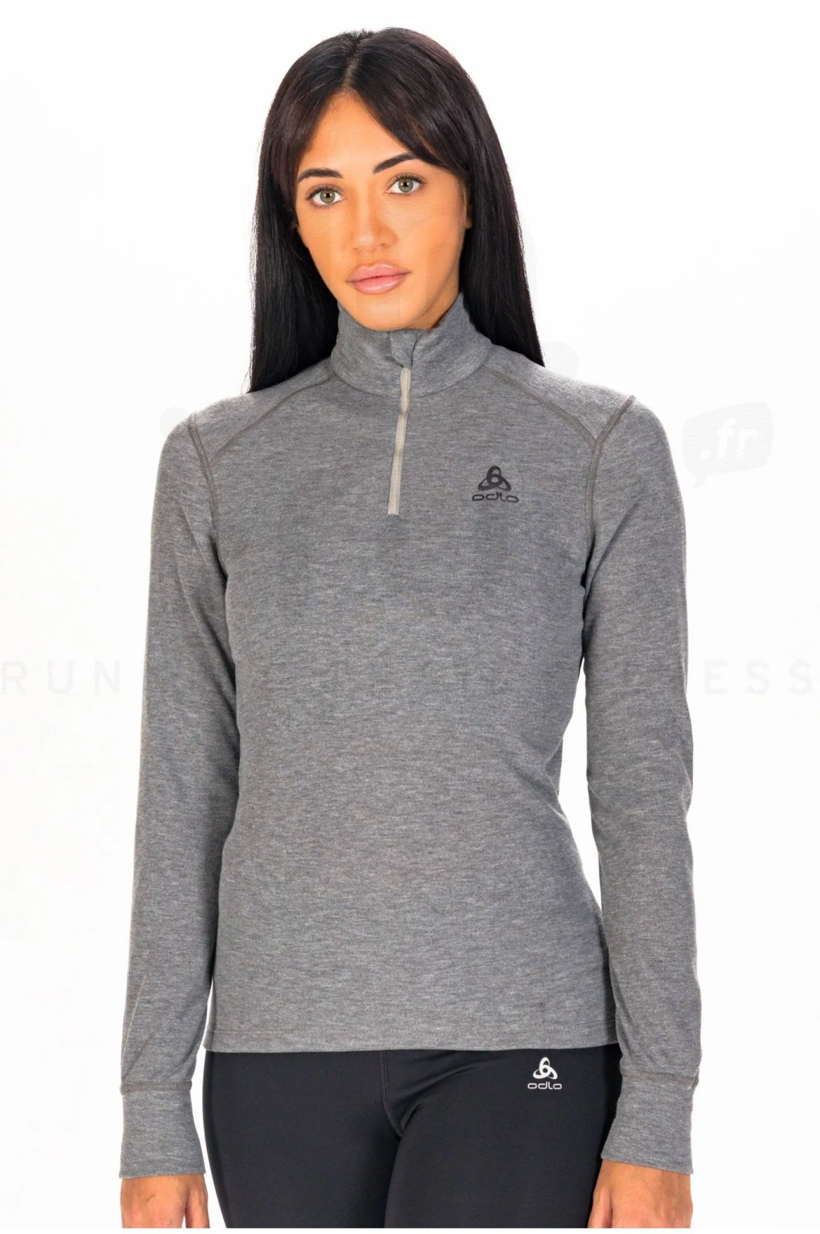 Femme Odlo Manches Longues^Active Warm 1/2 Zip femme
