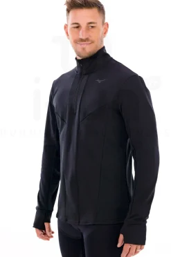 Homme Mizuno Manches Longues^Active Warmalite 1/2 Zip