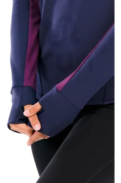 Femme Mizuno Manches Longues^Active Warmalite 1/2 Zip femme