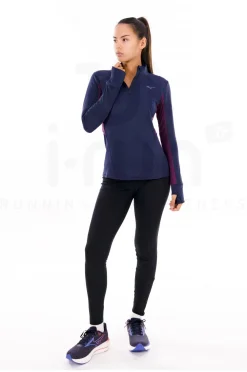 Femme Mizuno Manches Longues^Active Warmalite 1/2 Zip femme
