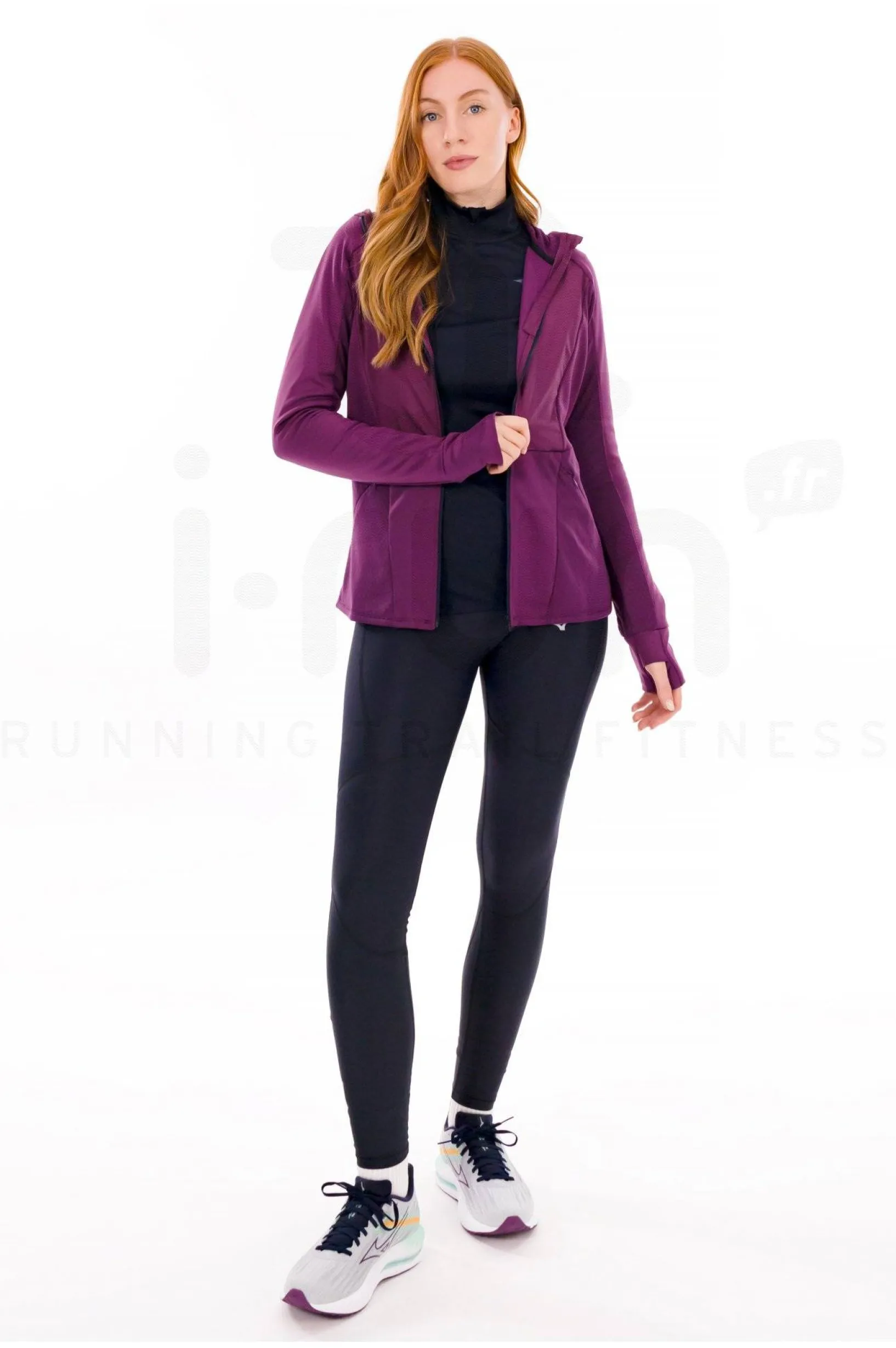 Femme Mizuno Vestes & Coupe Vent^Active Warmalite Hybrid femme