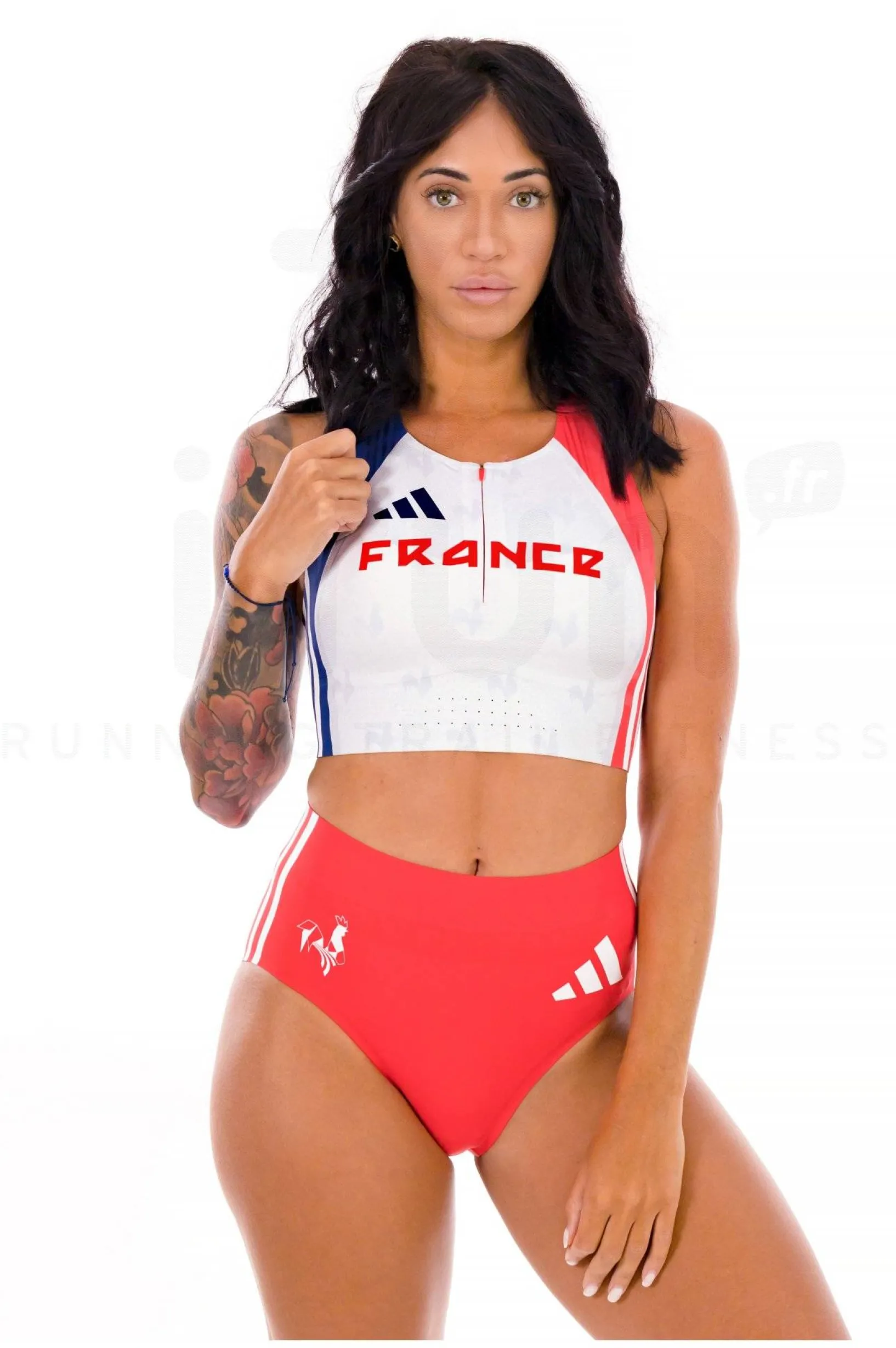 Femme adidas Équipe De France^Adizero Crop Top France femme
