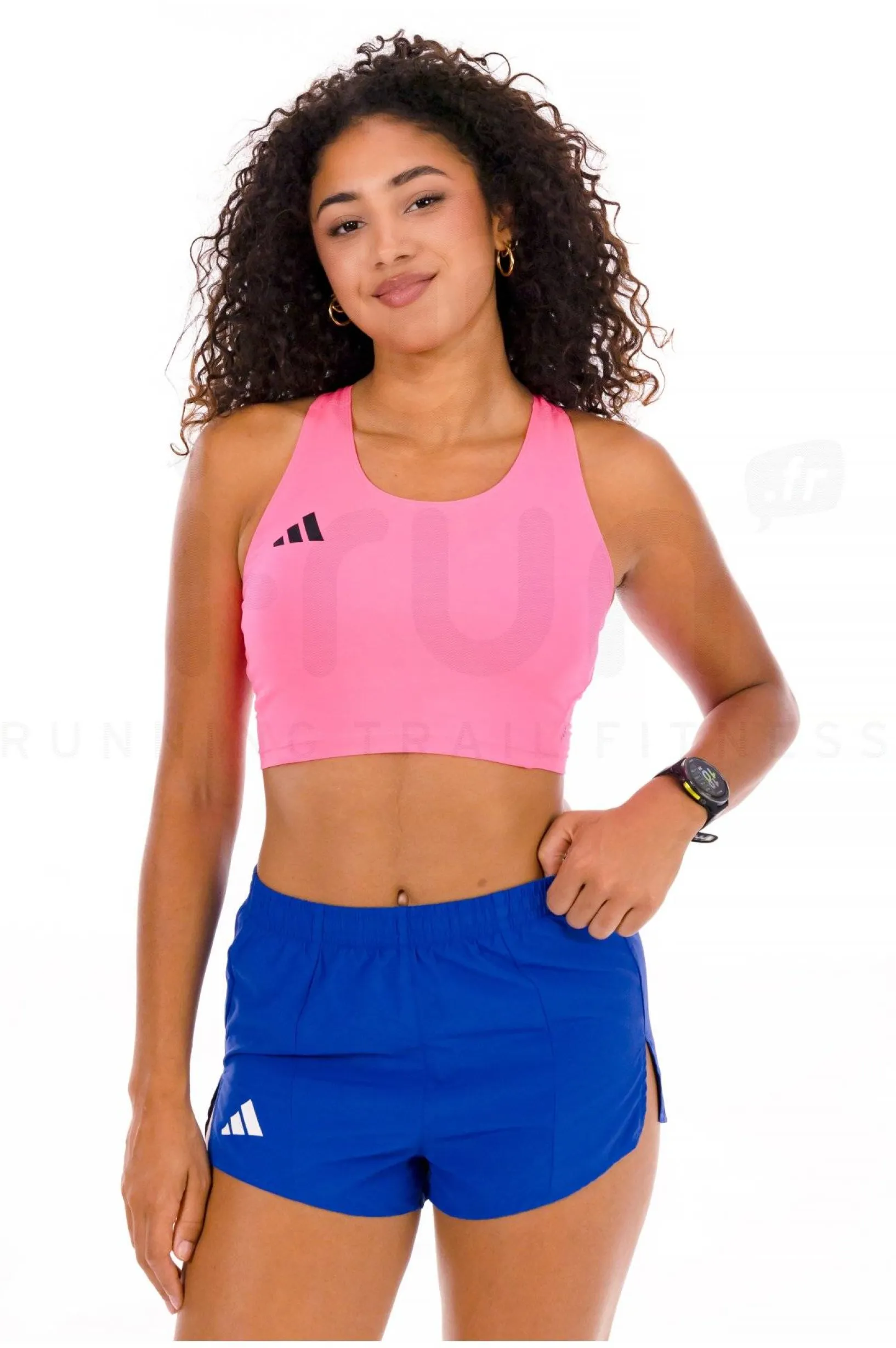 Femme adidas Collection Club^adizero Essentials Crop Top femme