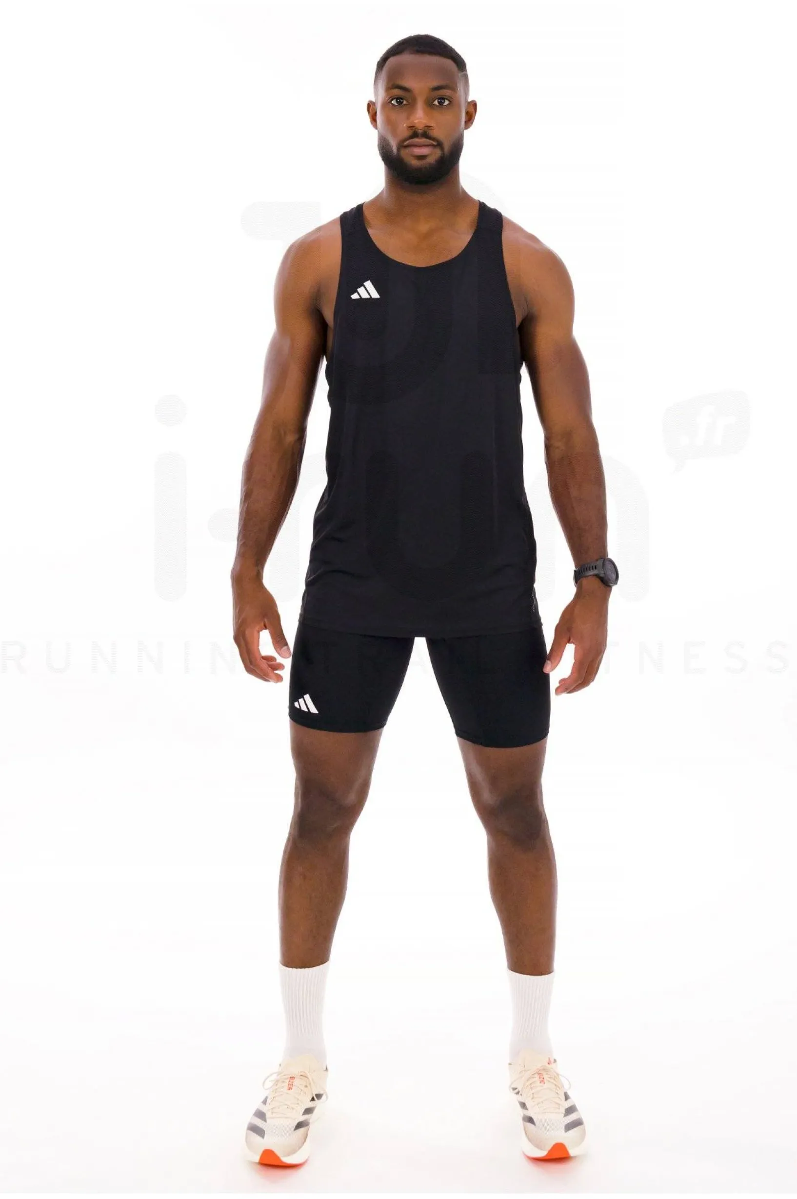 Homme adidas Collection Club^adizero Essentials Singlet