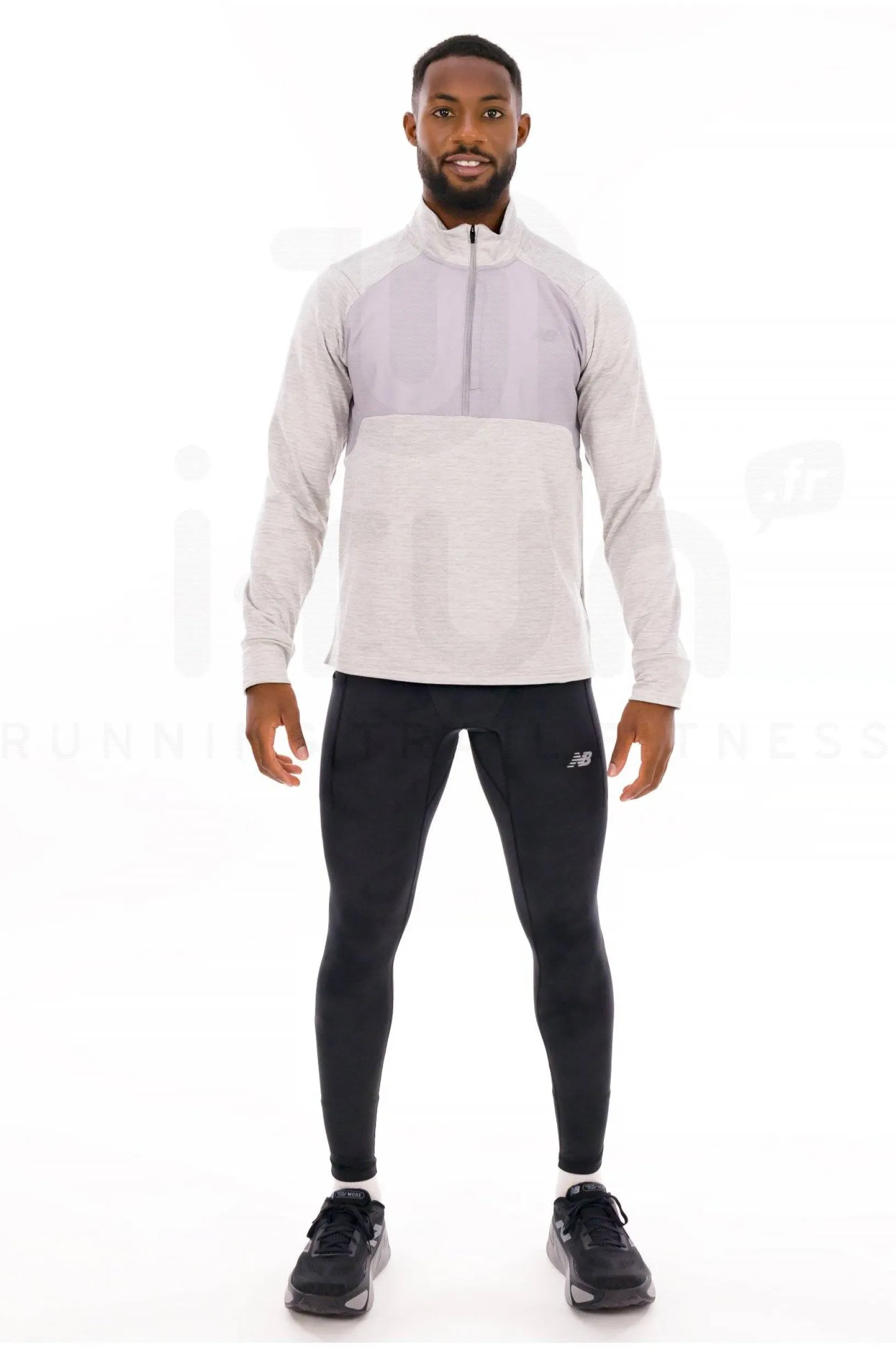 Homme New Balance Manches Longues^Athletics Heat Grid