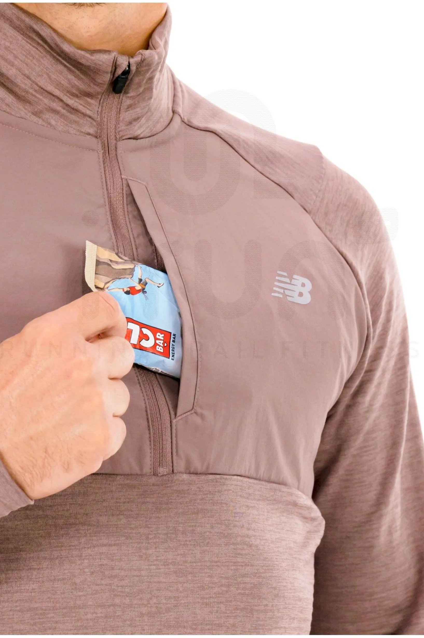 Homme New Balance Manches Longues^Athletics Heat Grid