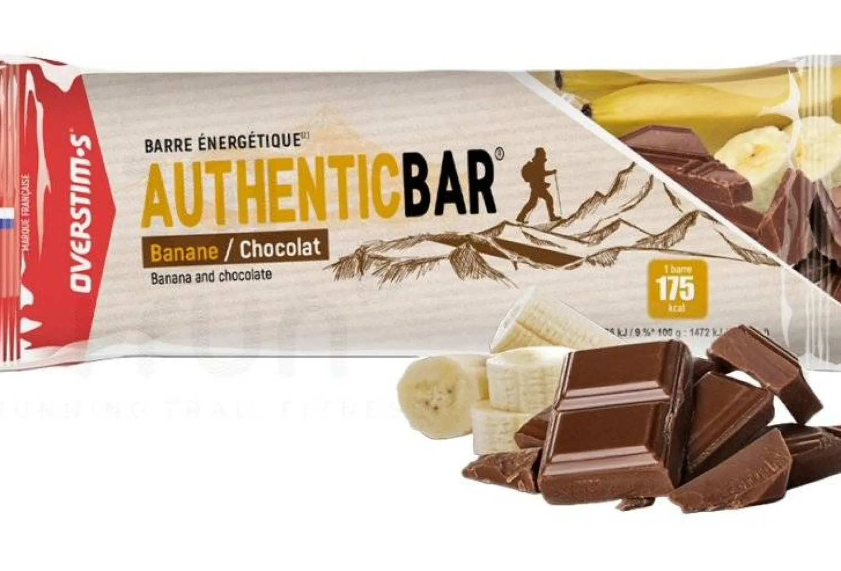 OVERSTIMS Barres^Authentic Bar - Banane/Chocolat