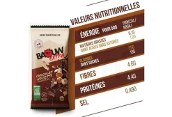 Baouw Barres^Barre énergétique bio Extra - Chocolat - Noisette