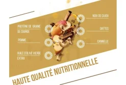 Baouw Protéines / Récupération^Barre protéinée bio