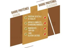 Baouw Protéines / Récupération^Barre protéinée bio