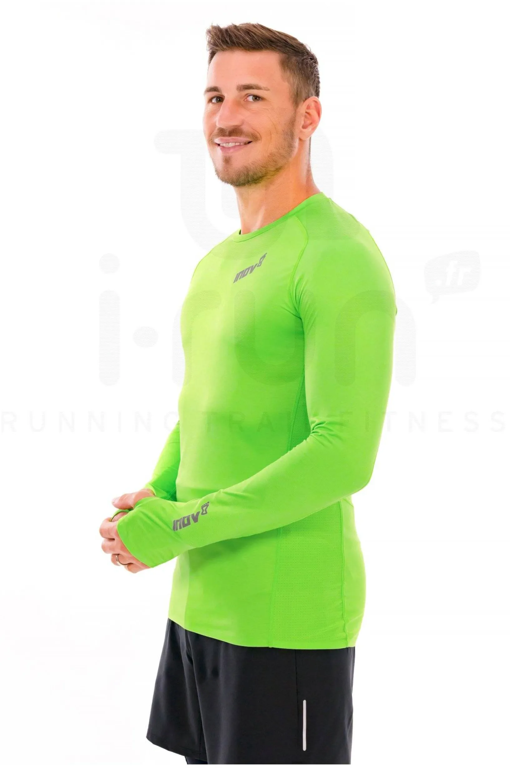 Homme Inov-8 Manches Longues^Base Elite M