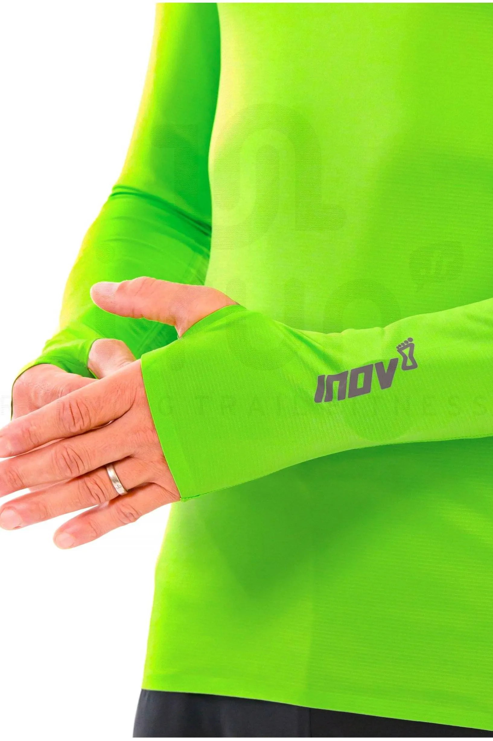 Homme Inov-8 Manches Longues^Base Elite M