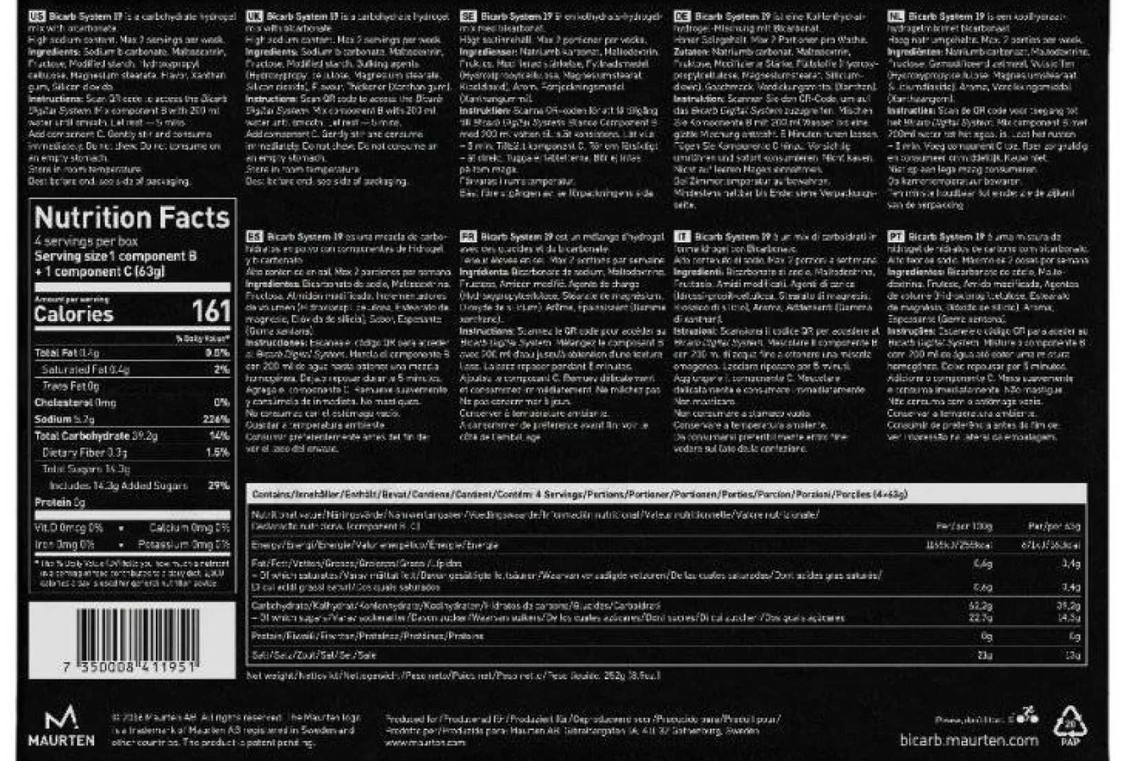 Maurten Gels^Bicarb System