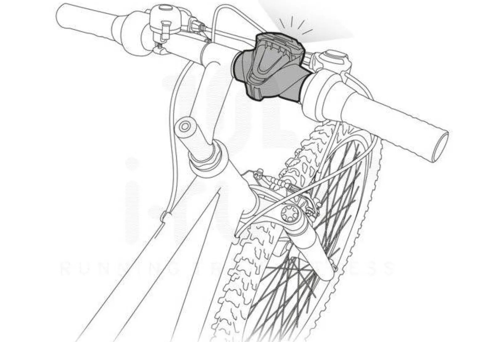 Petzl Lampe Frontale / Éclairage^Bike Adapt 2