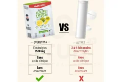 OVERSTIMS Boissons^Boisson Électrolytes 80 g - Citron - Citron Vert