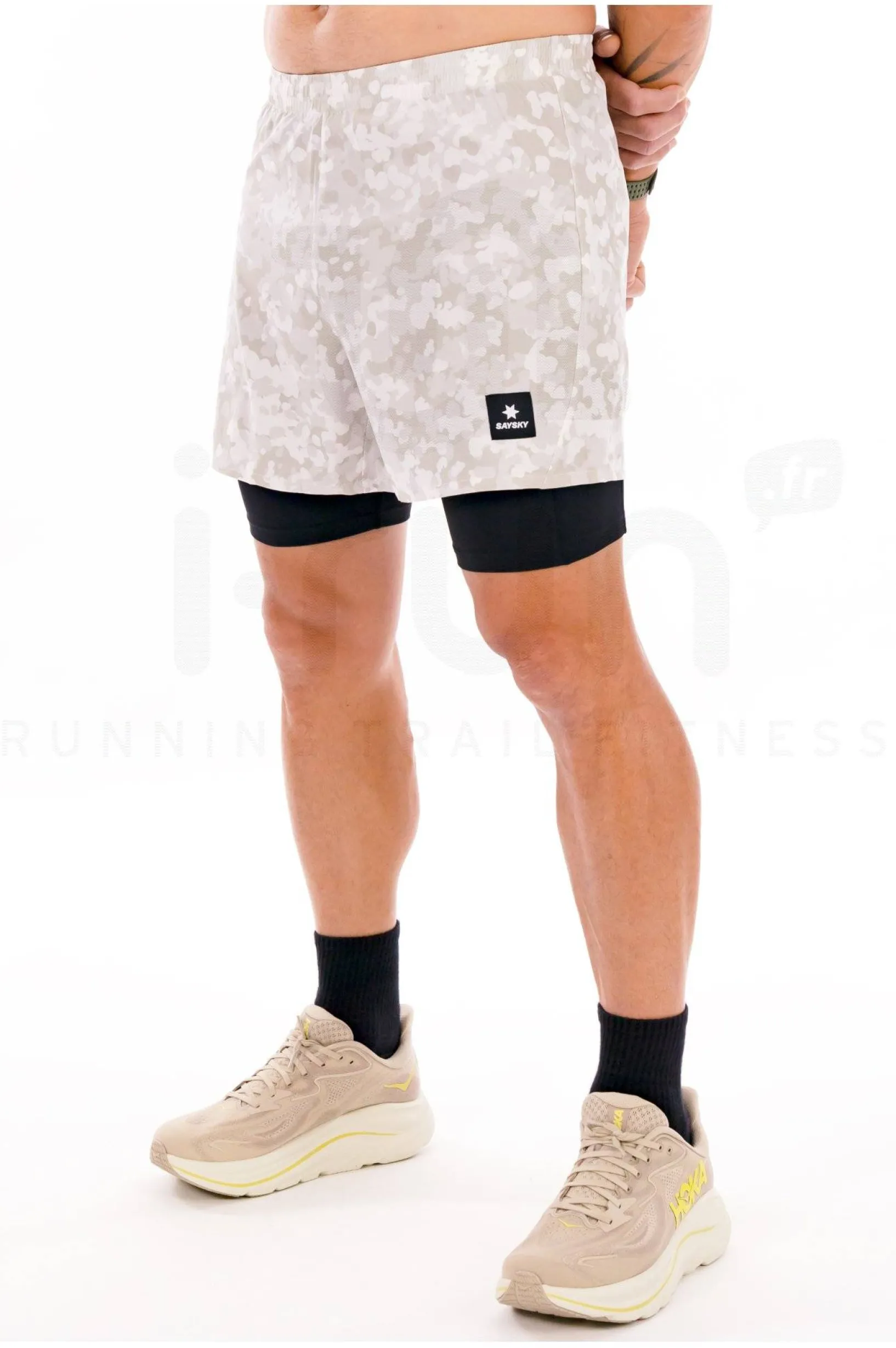 Homme Saysky Shorts / Cuissards^Camo Pace 2 en 1