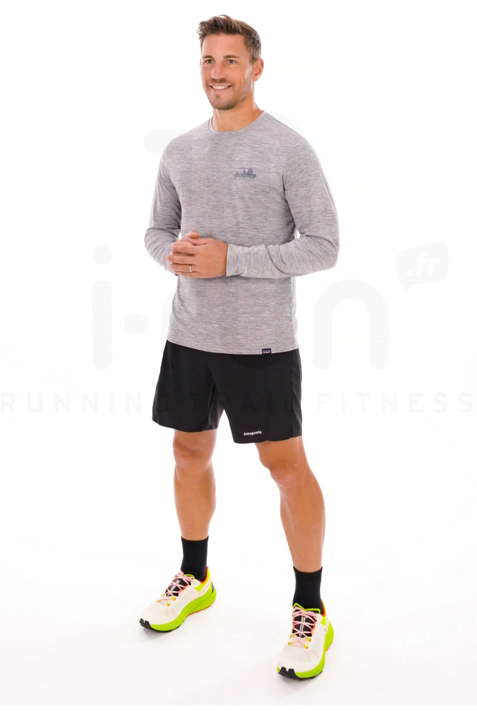 Homme Patagonia Manches Longues^Capilene Cool Daily Graphic