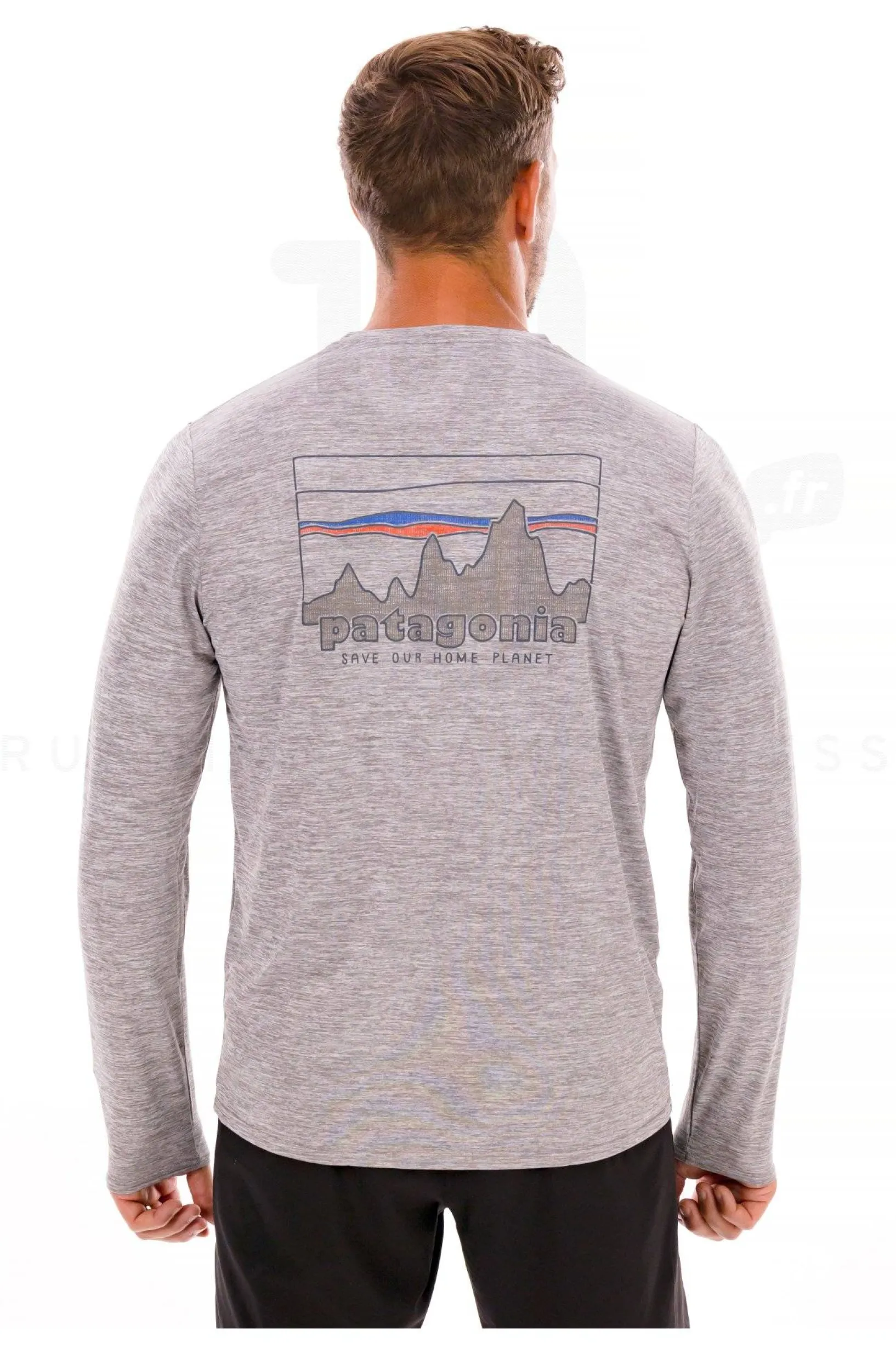 Homme Patagonia Manches Longues^Capilene Cool Daily Graphic