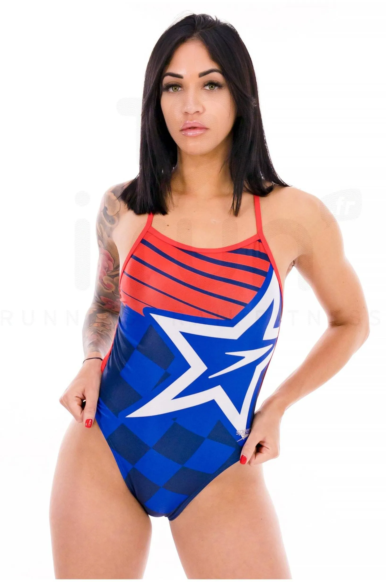 Femme Speedo Natation^Club Training Placement Digital W
