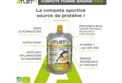 Atlet Gels^Compote protéinée Bio