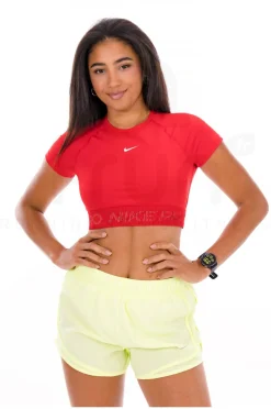 Femme Nike Manches Courtes^Crop Pro GX femme