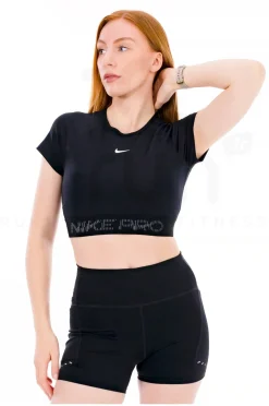Femme Nike Manches Courtes^Crop Pro GX femme