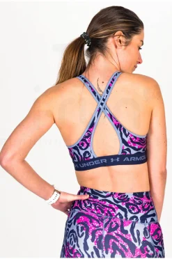 Femme Under Armour Brassières / Soutiens-Gorge^Crossback Mid Print femme