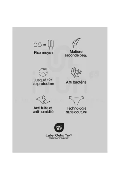 Femme Smoon Sous-Vêtements^Culotte menstruelle - Flux moyen femme