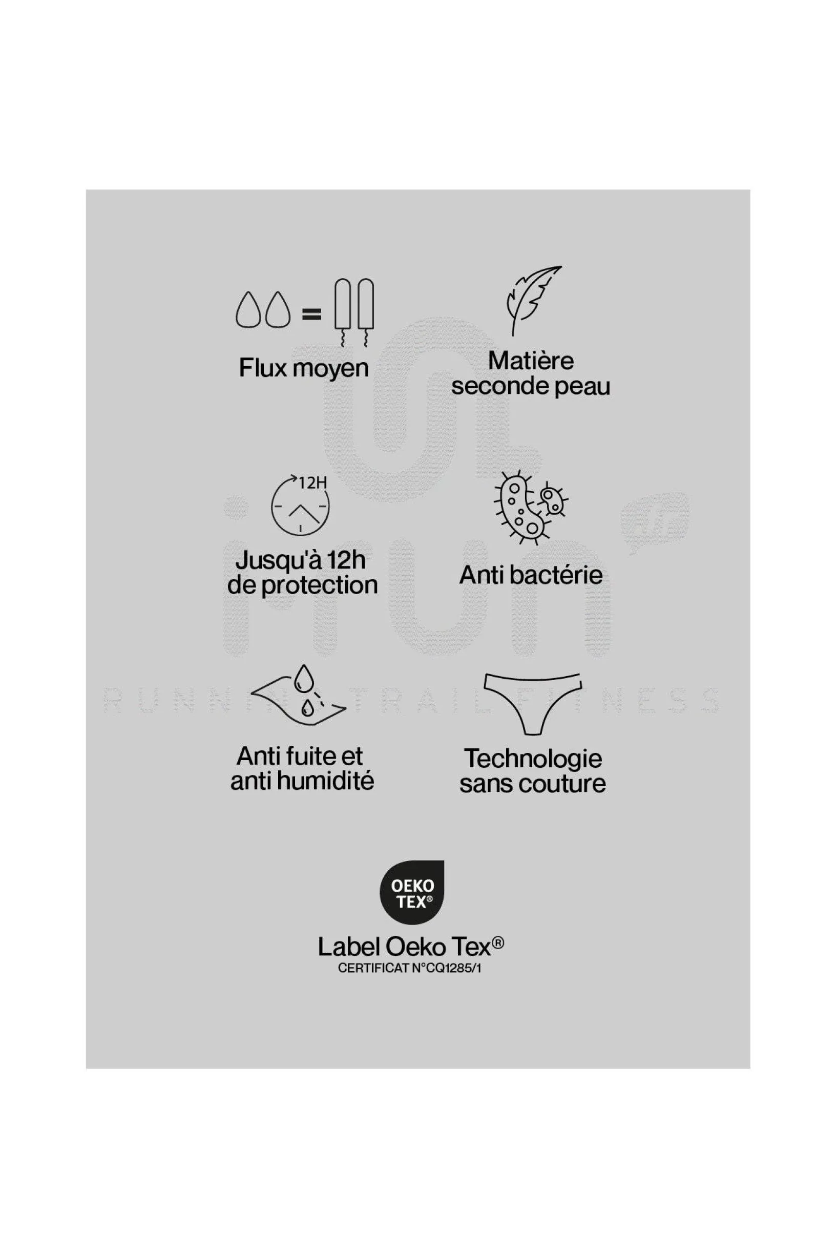 Femme Smoon Sous-Vêtements^Culotte menstruelle - Flux moyen femme