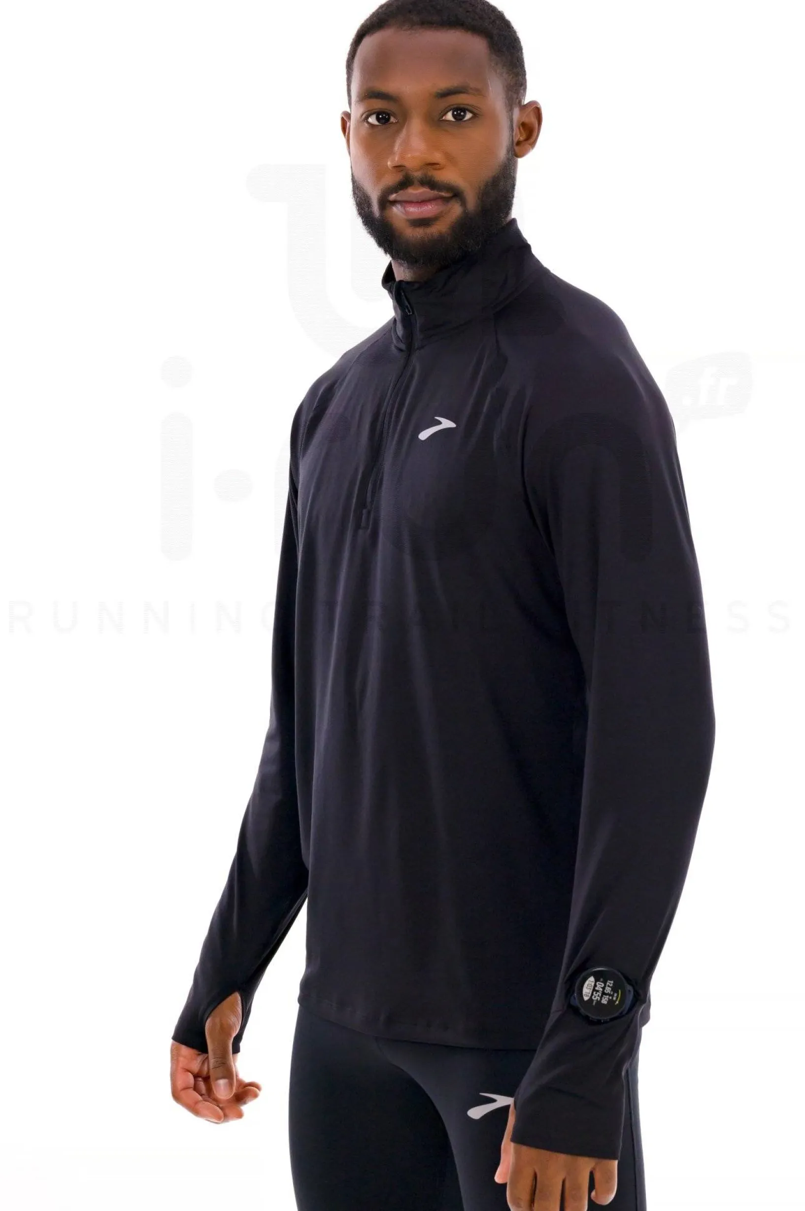 Homme Brooks Manches Longues^Dash 1/4 Zip 3.0