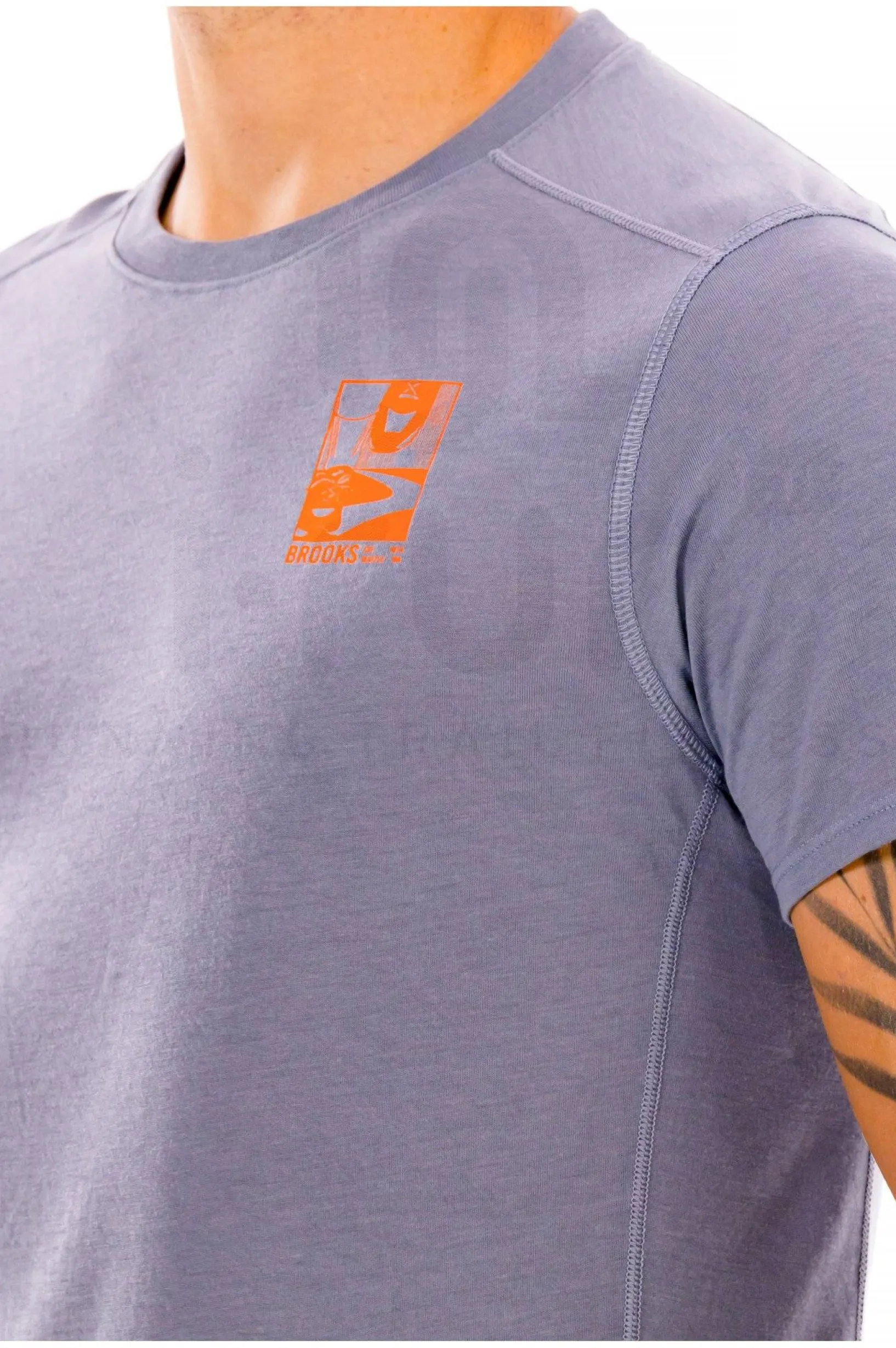 Homme Brooks Manches Courtes^Distance 3.0