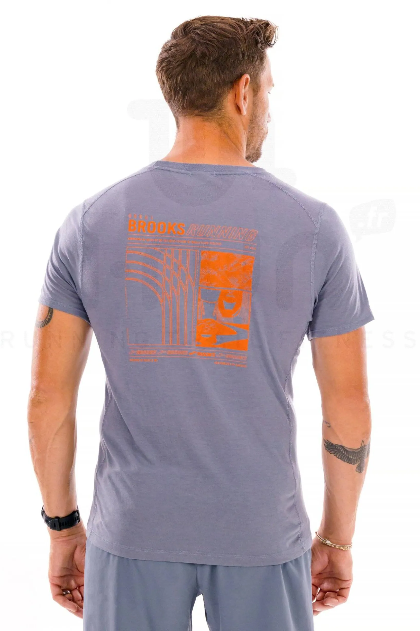 Homme Brooks Manches Courtes^Distance 3.0