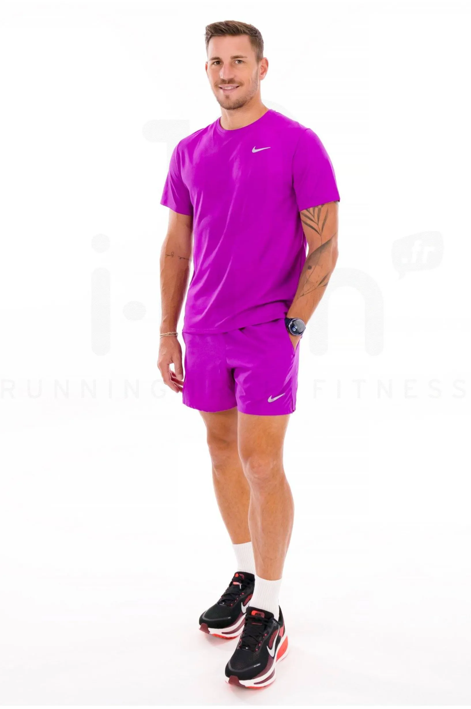 Homme Nike Manches Courtes^Dri-Fit UV Miler