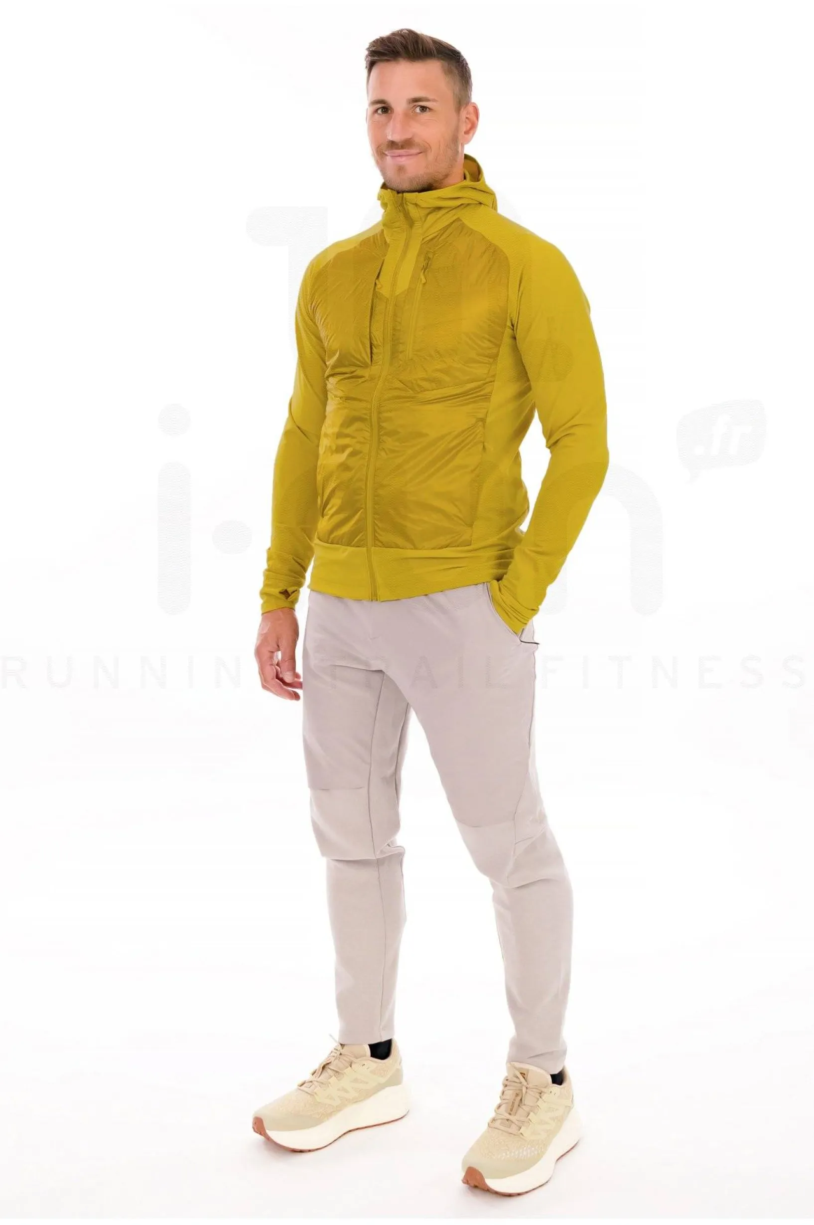 Homme Salomon Vestes & Coupe Vent^Elixir Hybrid Hooded