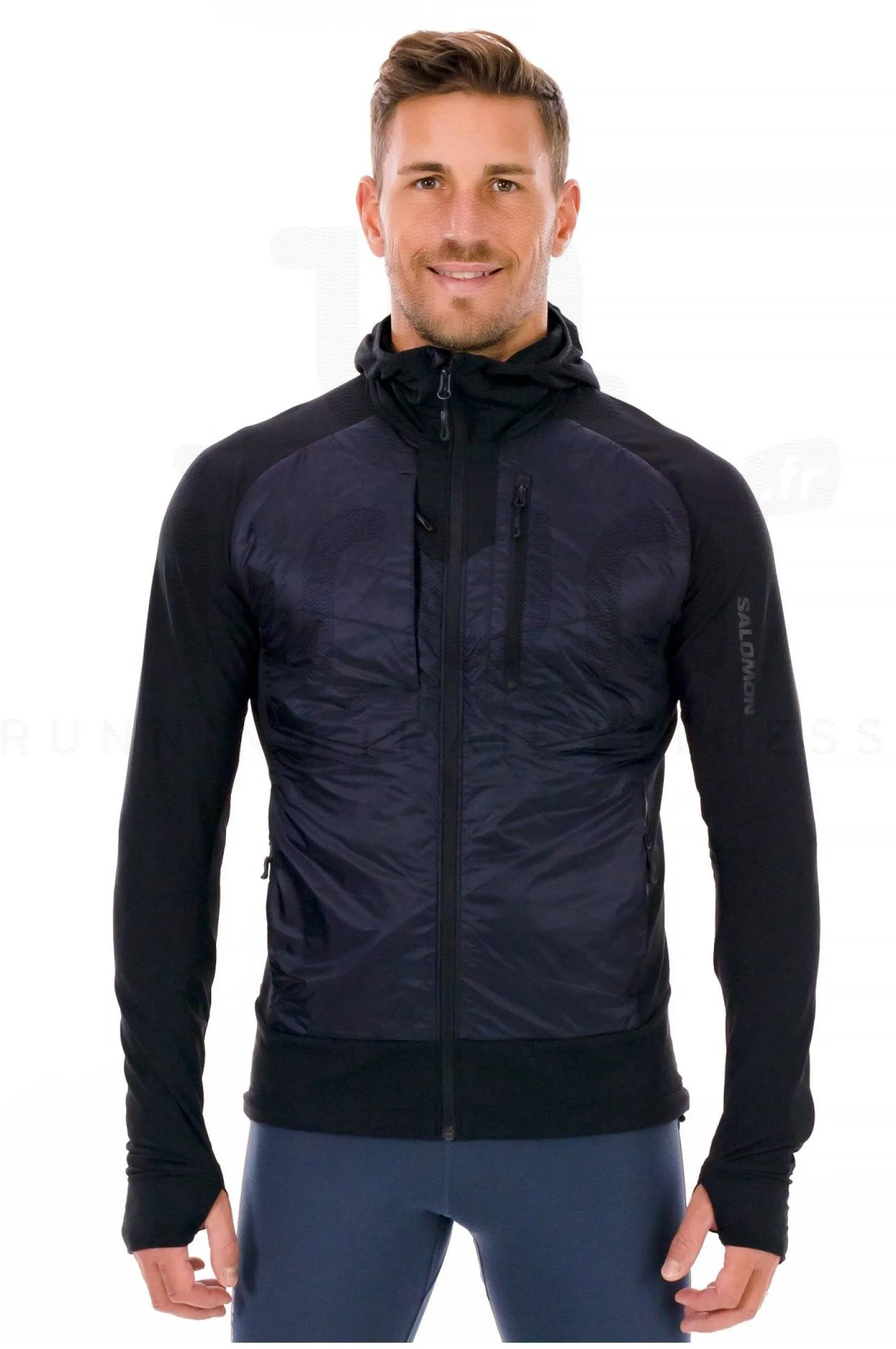 Homme Salomon Vestes & Coupe Vent^Elixir Hybrid Hooded M
