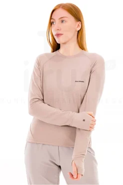 Femme Salomon Manches Longues^Essential Lightwarm Crew Neck femme