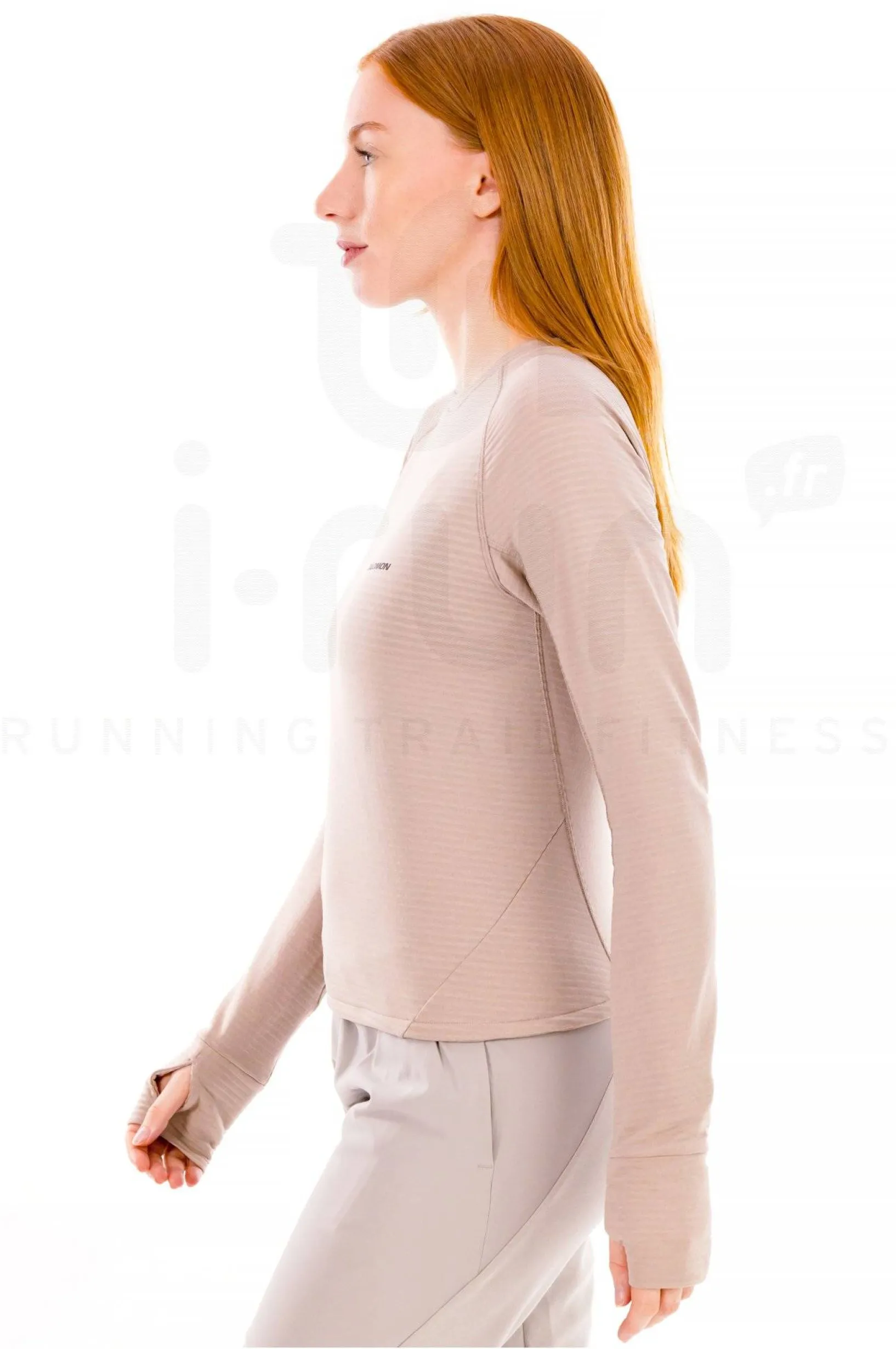 Femme Salomon Manches Longues^Essential Lightwarm Crew Neck femme