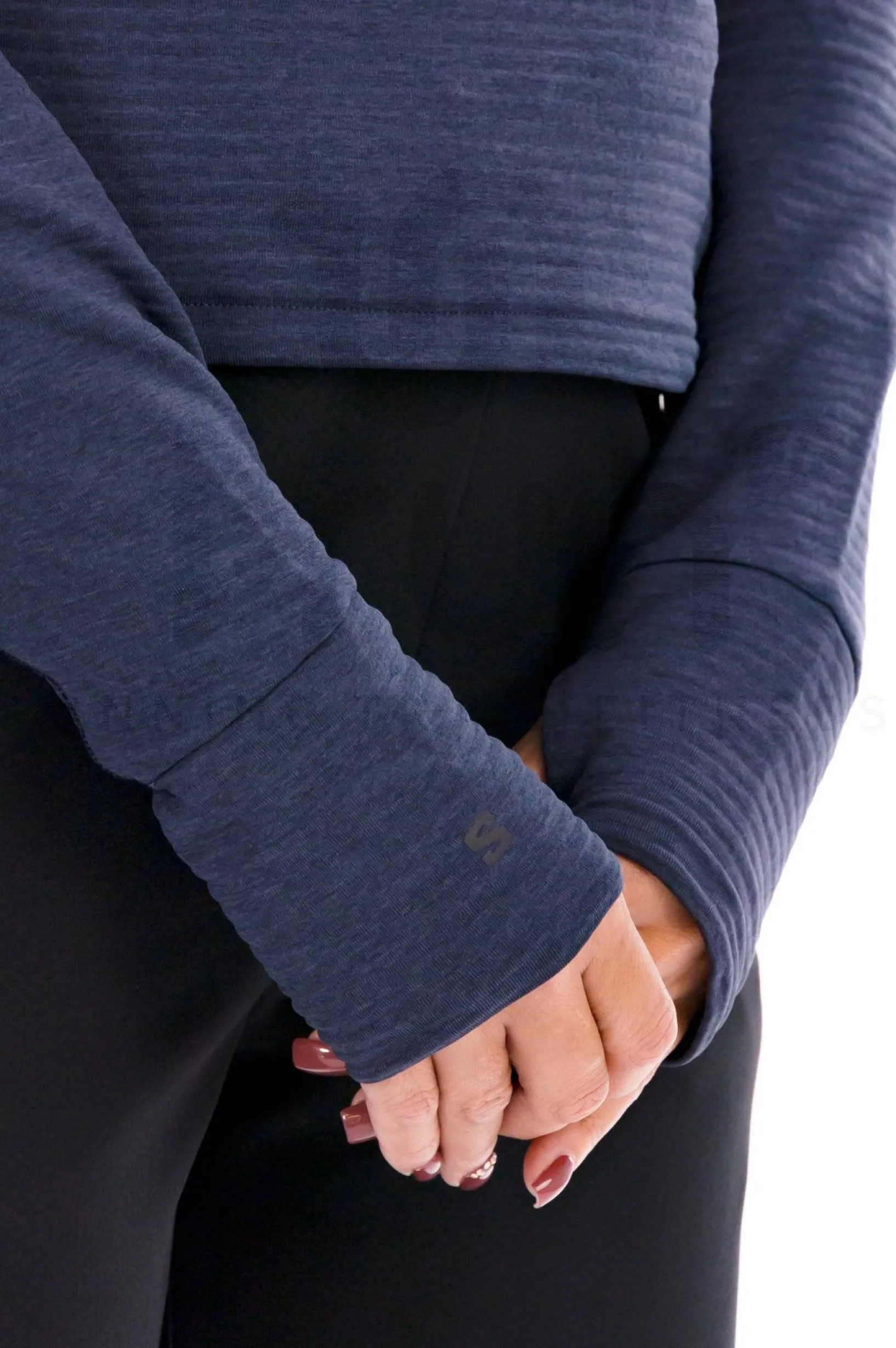 Femme Salomon Manches Longues^Essential Lightwarm Crew Neck femme