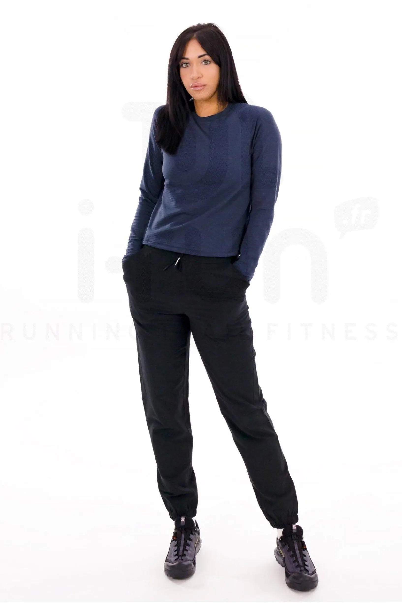 Femme Salomon Manches Longues^Essential Lightwarm Crew Neck femme