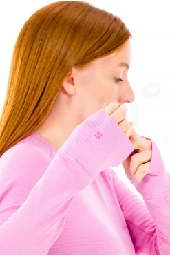 Femme Salomon Manches Longues^Essential Lightwarm Crew Neck femme