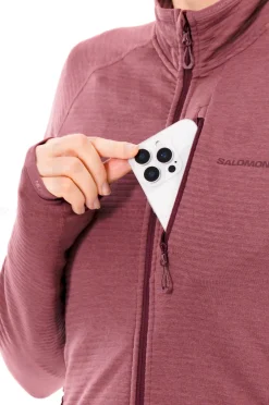 Femme Salomon Vestes & Coupe Vent^Essential Lightwarm femme