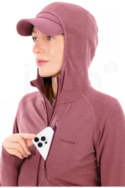 Femme Salomon Vestes & Coupe Vent^Essential Lightwarm Hoodie femme